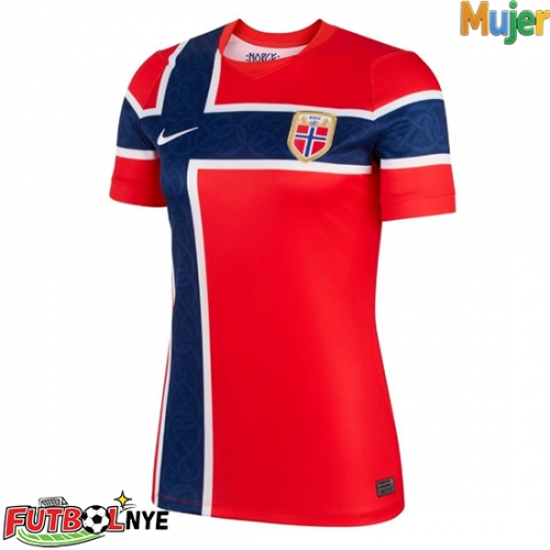 Camiseta Noruega Primera Equipación para mujer Mundial 2026 manga corta